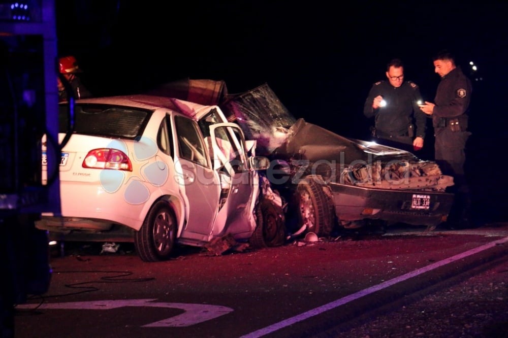 Tragedia en Ruta 67: una mujer murió y dos personas resultaron heridas en un violento choque frontal