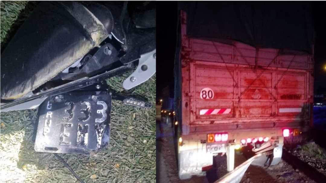 Tragedia en la Ruta 3: un motociclista murió tras chocar contra un camión