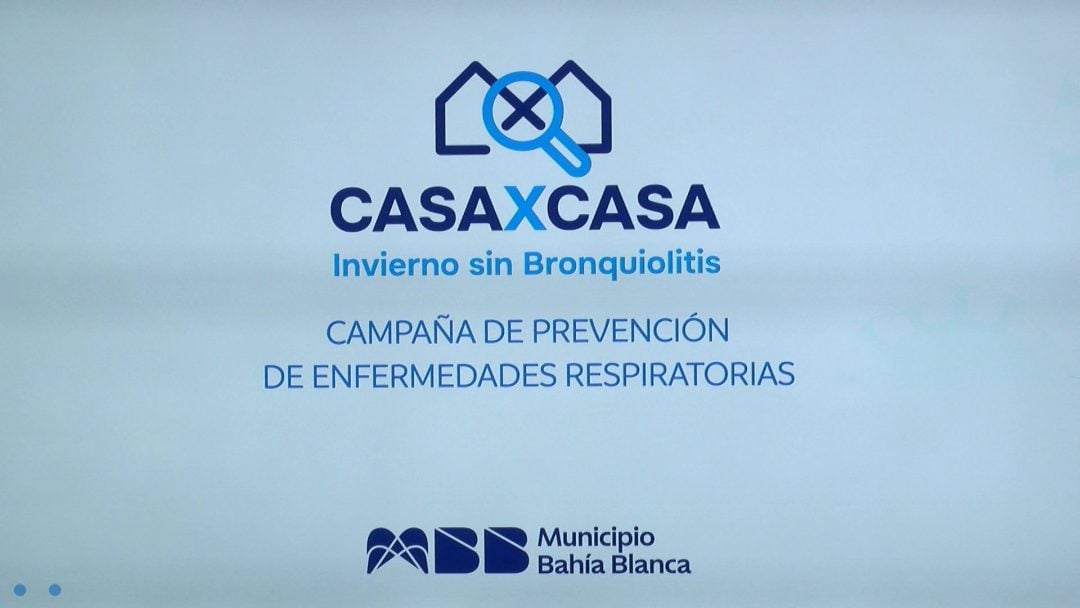 Bahía Blanca relanza el programa “Casa por Casa” para prevenir enfermedades respiratorias
