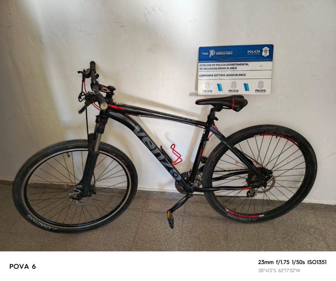 Menor de edad demorado por vender una bicicleta robada través de redes sociales