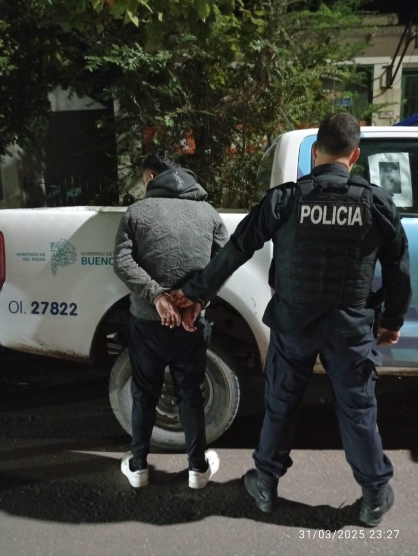 Detuvieron a un delincuente tras pegarle y robarle a una pareja de jubilados