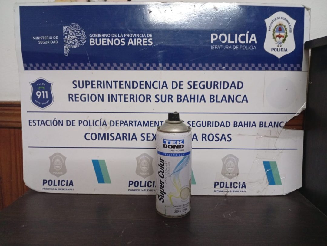 Los detuvieron por hacer pintadas de Comercial en el club Libertad