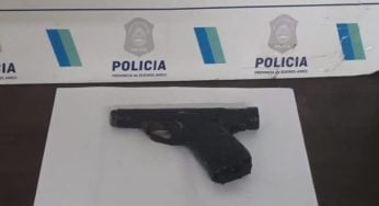 Detuvieron a dos menores de 15 años que circulaban a la madrugada con un arma tumbera