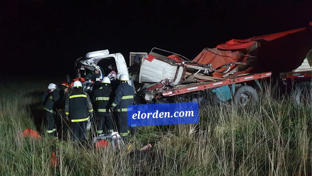 Chocaron tres camiones en la Ruta 51