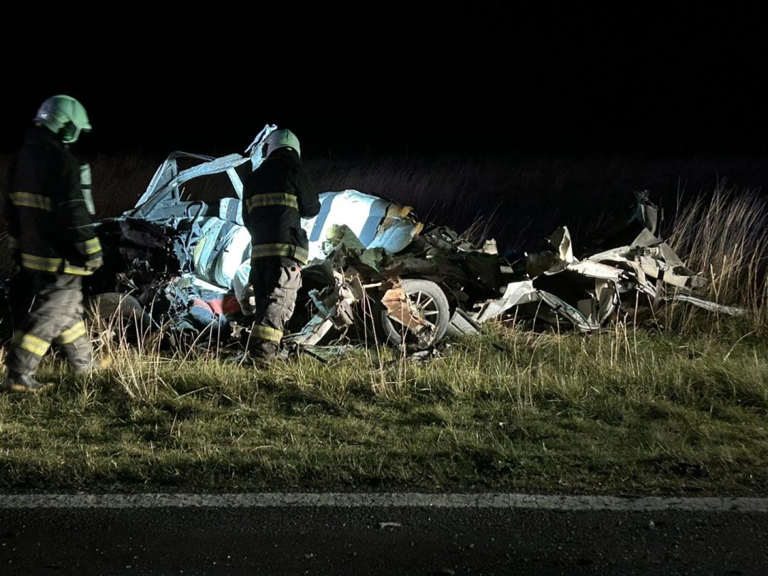 Tragedia en la Ruta 3: un muerto tras brutal choque en el kilómetro 610