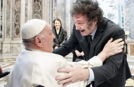 visista milei papa francisco,