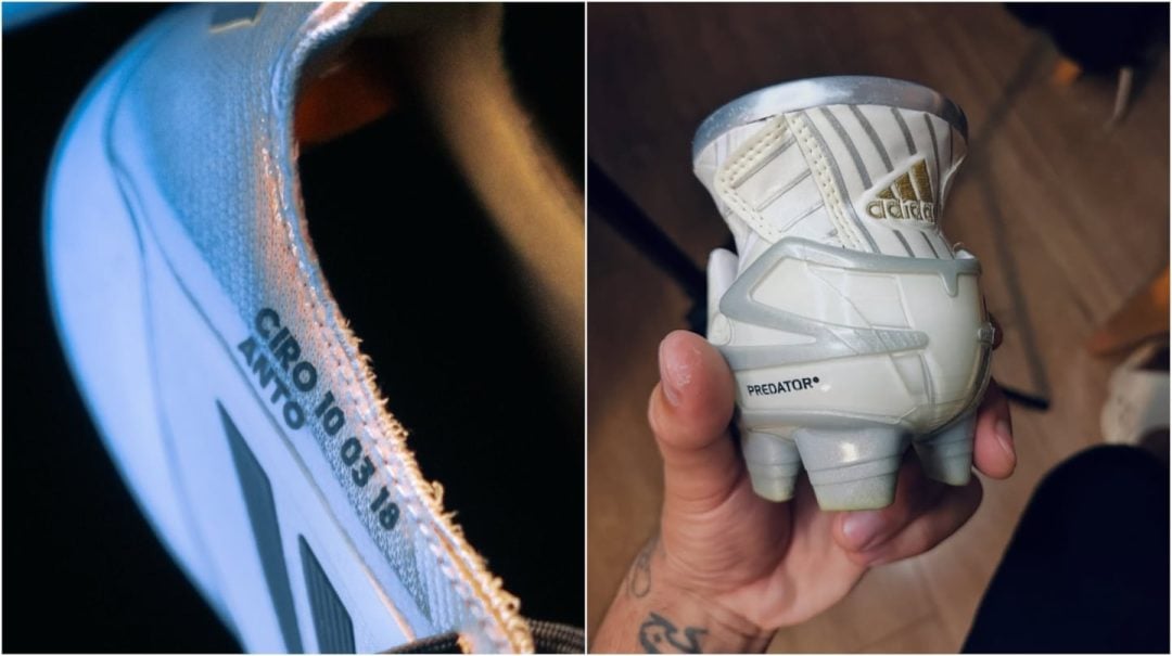 Fueron jugadores de fútbol y crearon un mate con un botín que usó Lionel Messi en la Selección argentina
