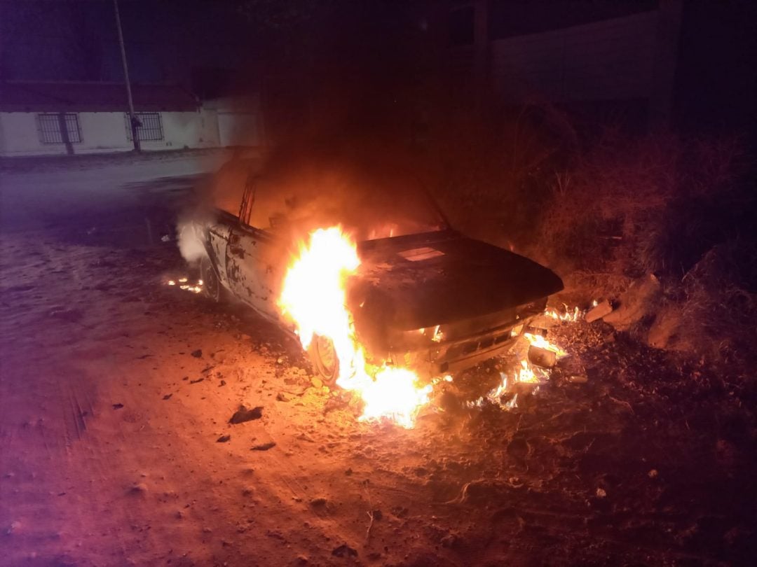 Pérdidas totales en un auto tras un incendio