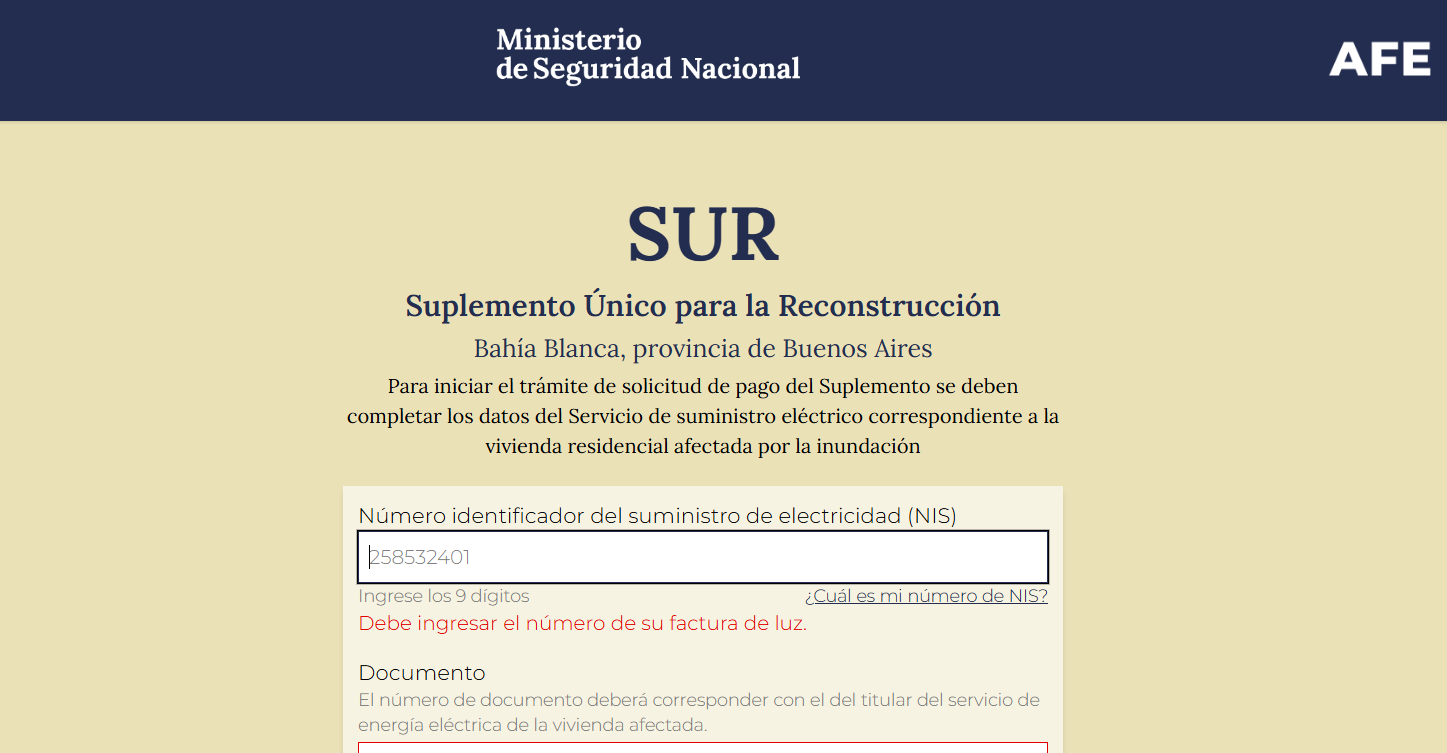 Actualización del Subsidio SUR: Nación amplía el plazo tras los errores en la web
