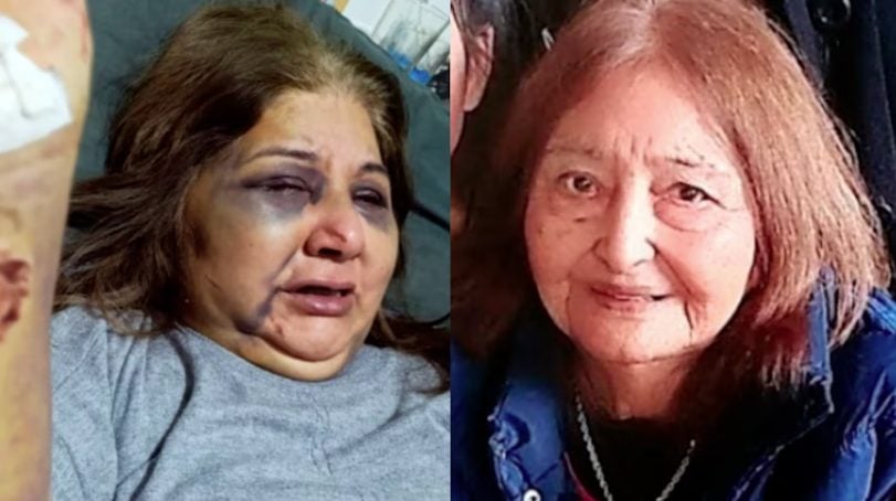 Habló la mujer que fue atacada por su esposo y que se salvó gracias a que su mamá dio la vida por defenderla