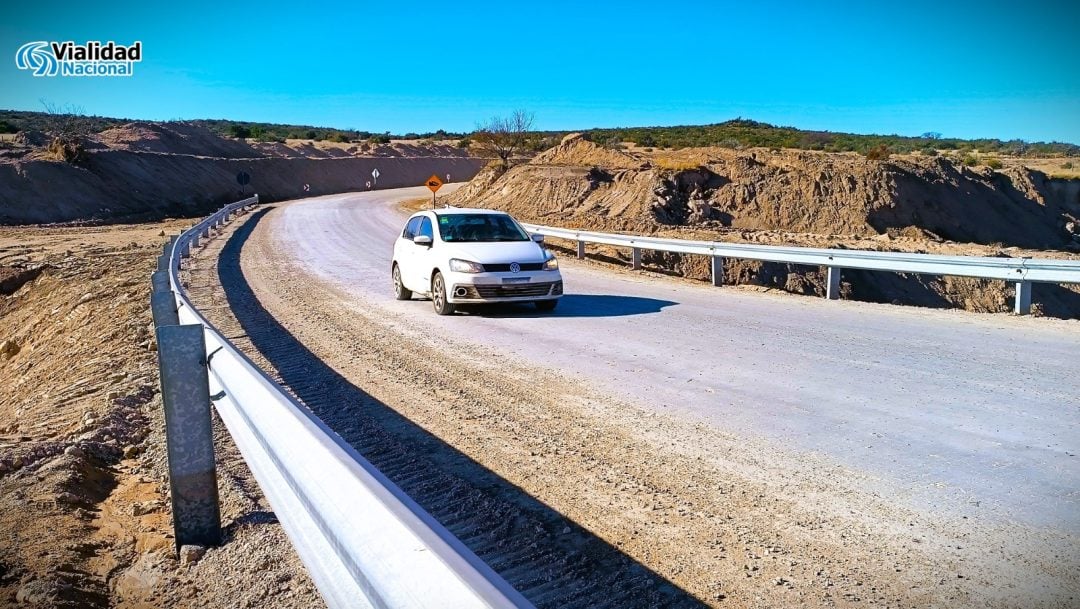 Ruta 35: Vialidad Nacional realiza trabajos de mantenimiento en el kilómetro 65