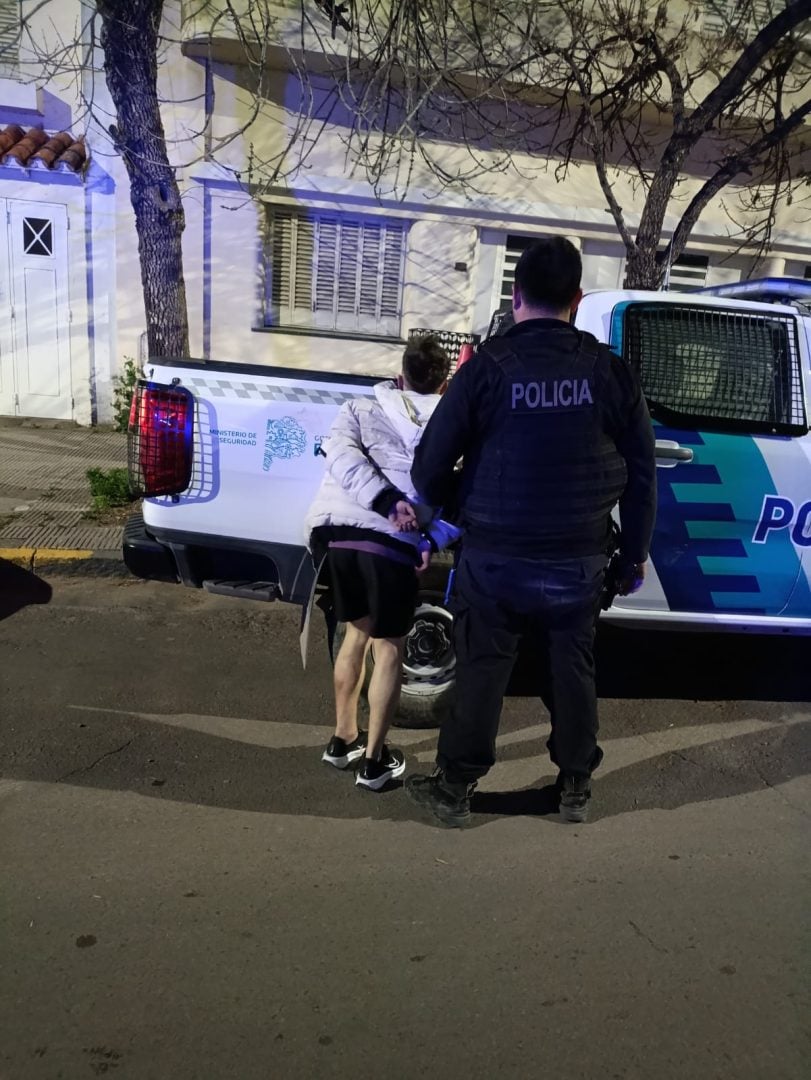 Quiso robar una cámara de seguridad, quedó grabado por el dispositivo y lo detuvieron