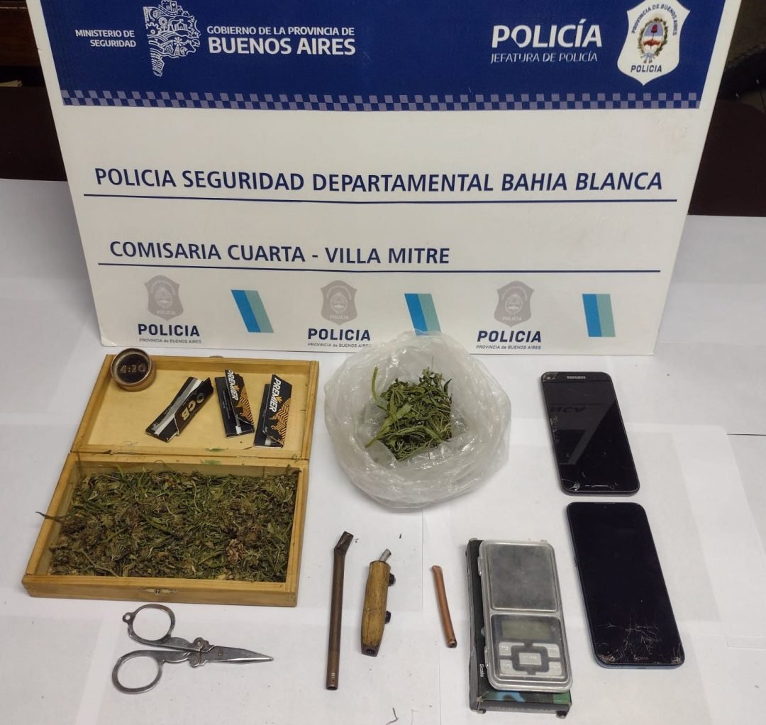 Condenan a un hombre a prisión por tener y vender marihuana en Bahía Blanca