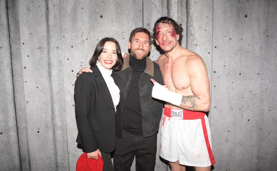 Lionel Messi fue a ver a Nico Vázquez en “Rocky”: las fotos de un abrazo inolvidable y una noche única