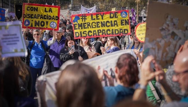 El Gobierno promulgó la Ley de Emergencia en Discapacidad, pero suspendió su aplicación