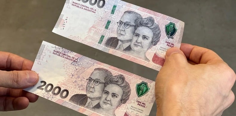 El billete de $2000 con error de impresión que puede valer hasta un millón de pesos