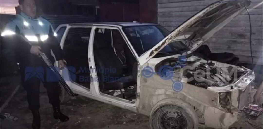 Robaron un auto y estaban desarmando: volvieron a detener a dos de los sospechosos