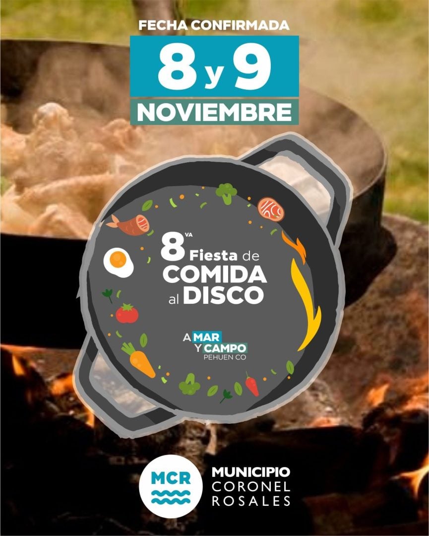 Pehuén Co ya tiene fecha confirmada para la 8° Fiesta de Comida al Disco “Amar y Campo”