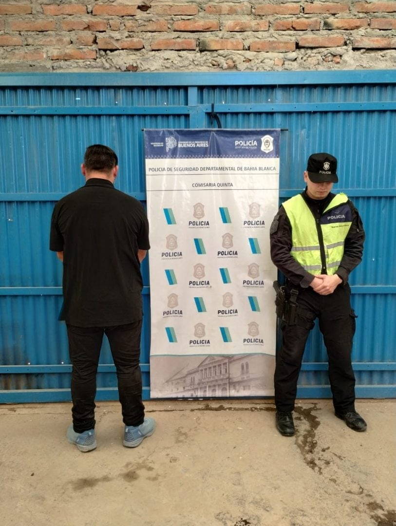 Detuvieron a un hombre con cuatro pedidos de captura activo y acusado de homicidio en Bahía Blanca