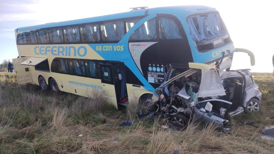 Accidente fatal en la Ruta 3 Sur