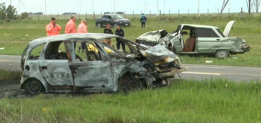 Choque en la ruta 51: “Fue un impacto muy fuerte: ambos autos quedaron totalmente destruidos”