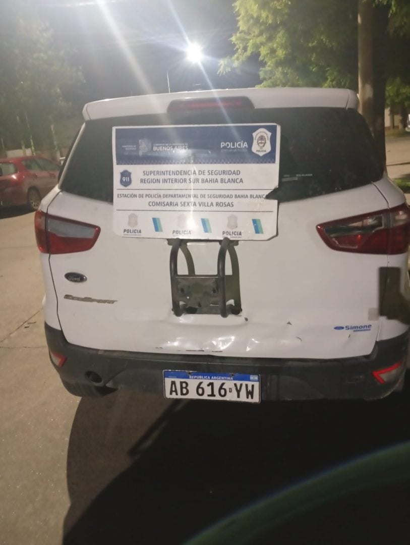 Los detuvieron con un auto robado en Mar del Plata y marihuana