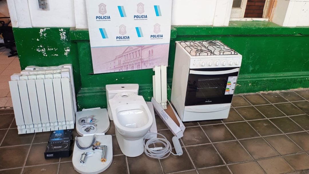 Dos hombres fueron detenidos tras robar materiales de una obra en construcción en el barrio Pedro Pico