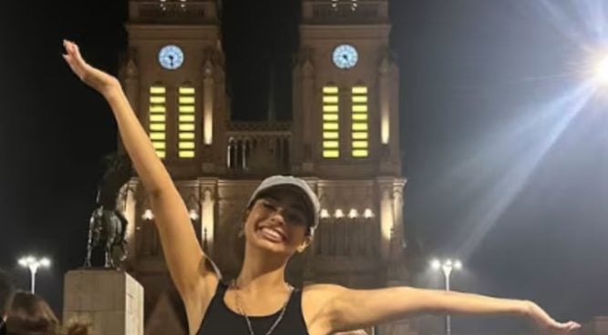 La emoción de Daniela Celis al llegar a Luján y pedir por Thiago Medina: “La fe mueve montañas”