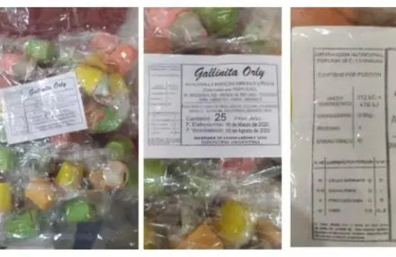 anmat golosina prohibida