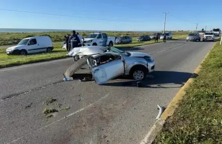 tragedia acciente fatal ruta 11 santa clara del mar