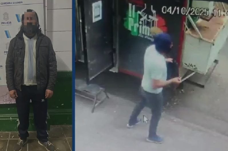 Quedó filmado robando y fue detenido tras un allanamiento