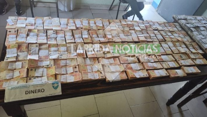Secuestran casi 34 millones de pesos en operativo vial en la rotonda Laprida