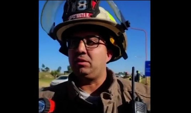 Choque en cadena frente a Pago Chico: “Vimos cinco autos chocados y uno más que se dio a la fuga”