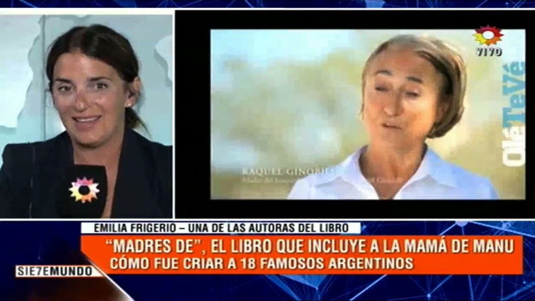 “Las mamás son todo”: presentaron en Siete Mundo el libro “Madres de”, que incluye la historia de la mamá de Manu Ginóbili