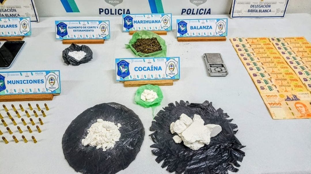 droga arma allanamiento juan jimenez