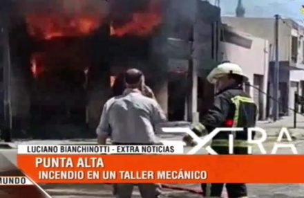 incendio punta alta