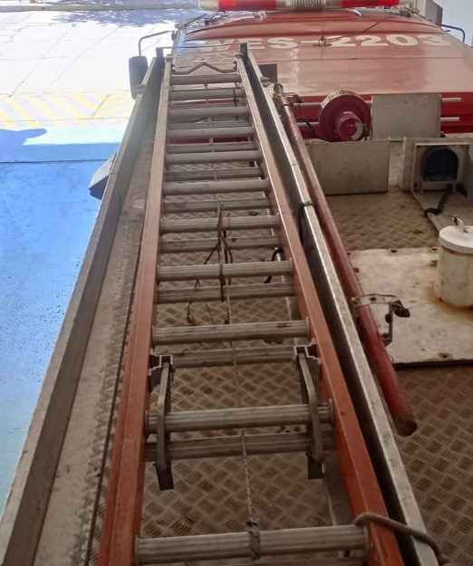 Bomberos perdieron una escalera. Solicitan la devolución de la misma