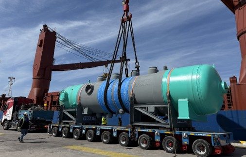 Comenzaron las maniobras de arranque tras la parada de planta programada en Profertil