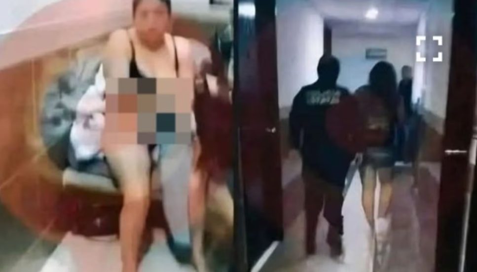 Tres policías hacían un trío en un hotel alojamiento y terminó en un escándalo con trompadas y botellas rotas