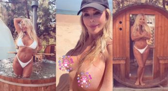 Graciela Alfano fue a una playa nudista a los 73 años y generó furor en las redes: las fotos