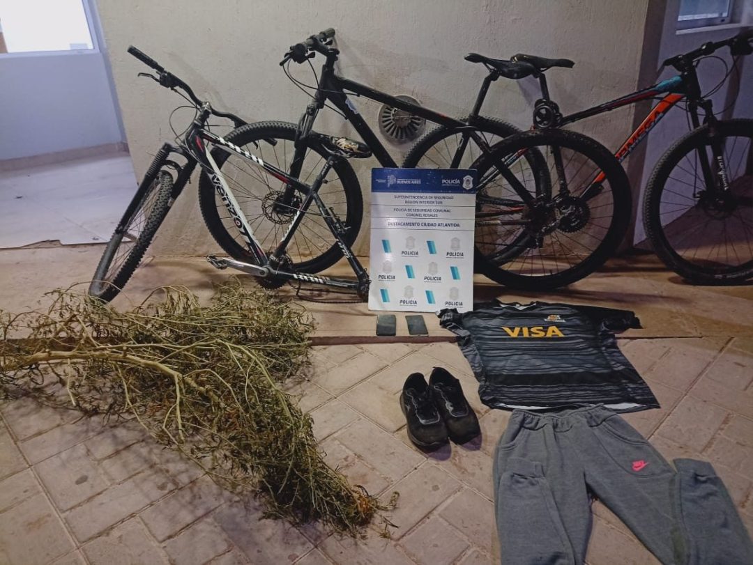 Recuperan bicicleta robada e incautan droga en un allanamiento. Hay un detenido