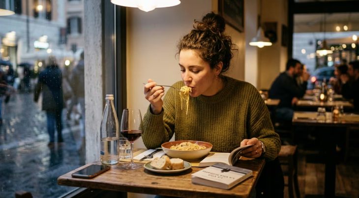 La psicología dice que las personas que prefieren comer solas no son antisociales