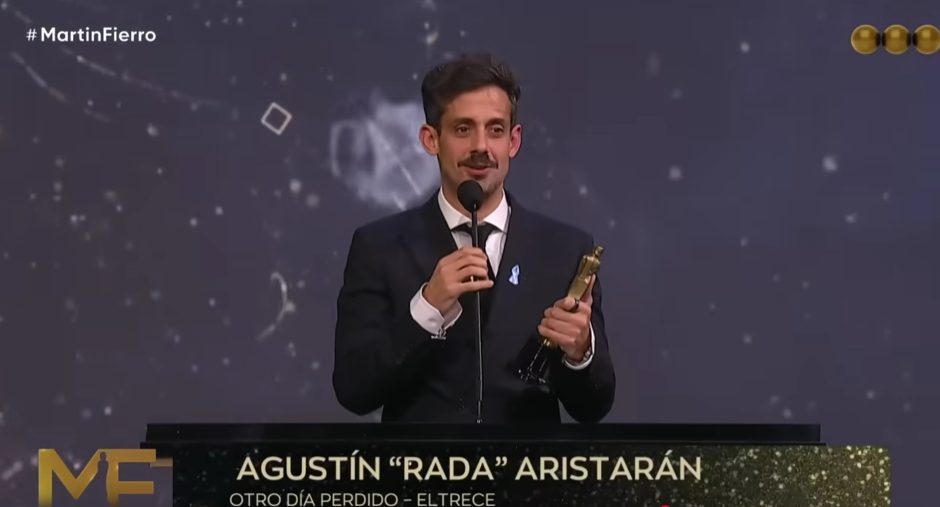 Rada ganó el Martín Fierro a mejor labor humorística. También premiaron a Verónica Lozano