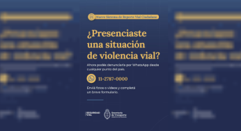 La Agencia de Seguridad Vial lanzó una nueva herramienta digital para reportar conductas peligrosas por WhatsApp