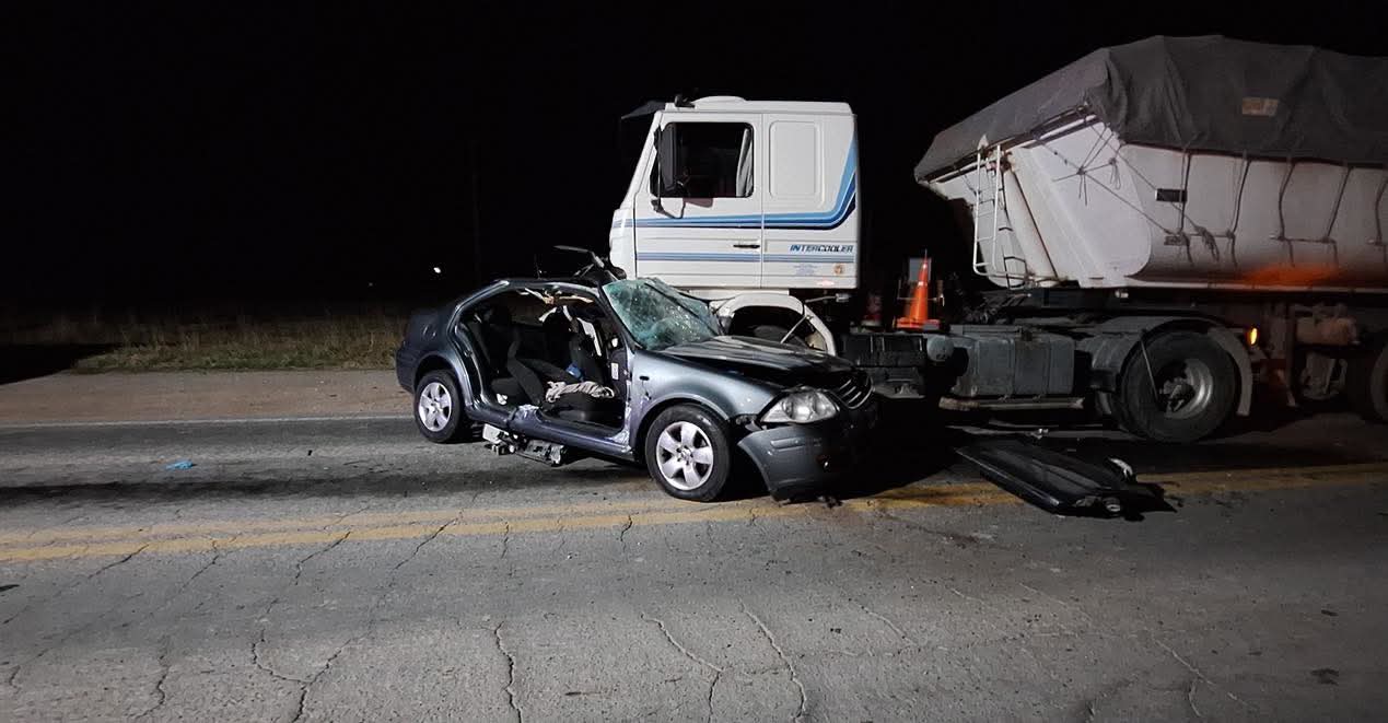 Ruta 3: murió un hombre y otra resultó gravemente herida