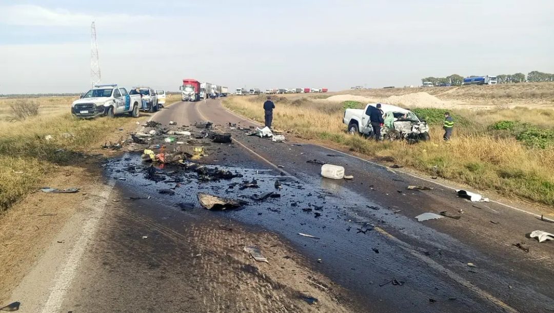 Trágico choque frontal en uno de los accesos a Bahía Blanca