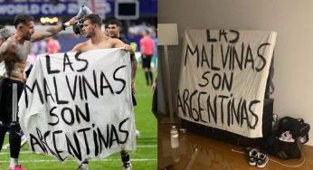 Habla el hincha de la Selección que pintó la bandera de Malvinas: “Fue una locura, nunca imaginé que iba a dar la vuelta al mundo”