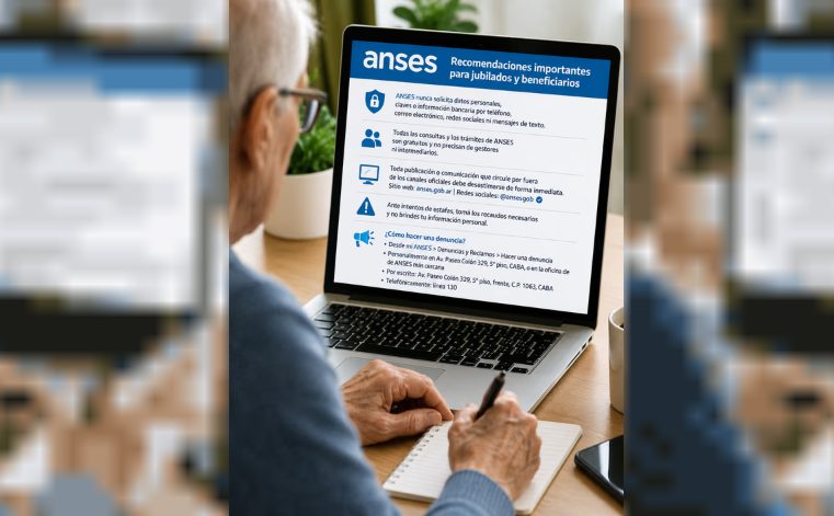 Alerta de ANSES por estafas a jubilados y beneficiarios