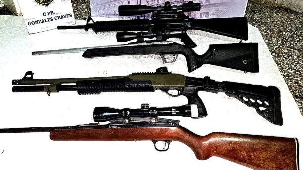 Caza furtiva: tres detenidos con armas largas