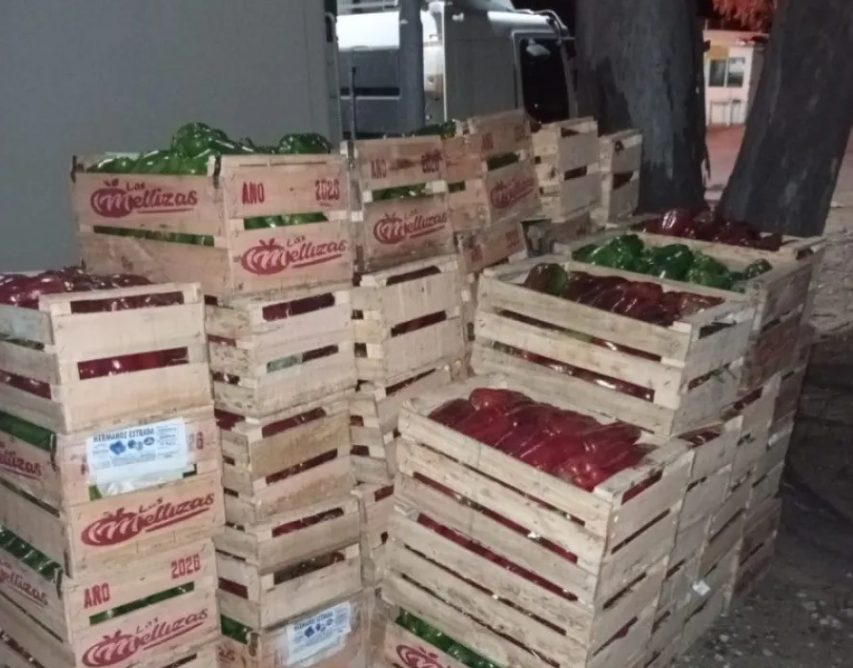 Decomisaron más de tres toneladas de frutas y verduras